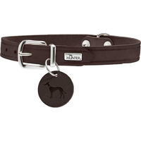 Produktbild von Hunter Hundehalsband Aalborg aus Leder dunkelbraun 60 cm