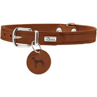 Produktbild von Hunter Hundehalsband Aalborg aus Leder in Braun Grösse 47 cm