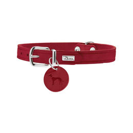 Hunter Hundehalsband Aalborg aus Leder Rot 52 cm – Bild 1 von 2