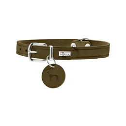 Hunter Hundehalsband Aalborg Leder Olivgrün XS 32 cm – Bild 1 von 13