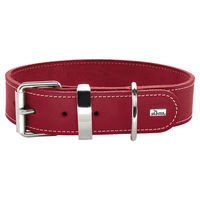 Produktbild von Hunter Hundehalsband Aalborg Special aus Leder rot Größe XXL 80 cm
