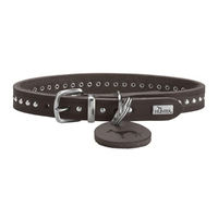 Produktbild von Hunter Hundehalsband Aalborg Style aus Leder Braun 42 cm