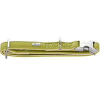Produktbild von Hunter Hundehalsband Amalfi Alu-Strong Grün Kunstleder Größe L