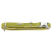 Produktbild von Hunter Hundehalsband Amalfi Alu-Strong grün Kunstleder Größe M