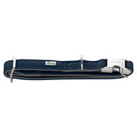 Produktbild von Hunter Hundehalsband Amalfi Alu-Strong Marineblau aus veganem Kunstleder Größe M