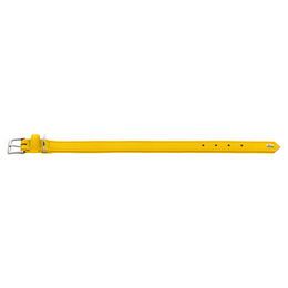 Hunter Hundehalsband Amalfi Gelb aus veganem Kunstleder Größe M 55 cm – Bild 1 von 2