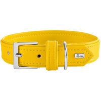 Produktbild von Hunter Hundehalsband Amalfi Gelb Vegan Kunstleder Größe XS