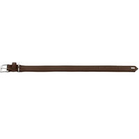 Produktbild von Hunter Hundehalsband Amalfi Schokobraun Kunstleder Größe S 40