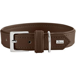 Hunter Hundehalsband Amalfi vegan Kunstleder Braun XS 35 cm - 1 Stk. – Bild 1 von 5