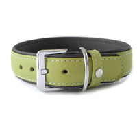 Produktbild von Hunter Hundehalsband Amsterdam aus Leder lime/lava 55 cm x 35 mm