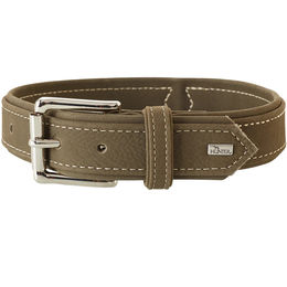 Hunter Hundehalsband aus Leder in Olivgrün Größe XS – Bild 1 von 1
