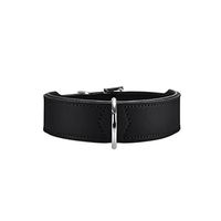 Produktbild von Hunter Hundehalsband Basic aus Leder schwarz Größe L