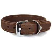 Produktbild von Hunter Hundehalsband Boston aus Leder in Braun 75 cm x 40 mm wasserabweisend