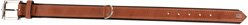 Hunter Hundehalsband Canadian Up aus Leder Cognac/Schwarz Größe 50 S-M – Bild 1 von 10