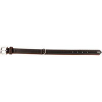 Produktbild von HUNTER Hundehalsband Canadian Up aus Leder Schwarz/Cognac Größe 50