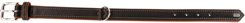 HUNTER Hundehalsband Canadian Up aus Leder Schwarz/Cognac Größe L 65 cm – Bild 1 von 6