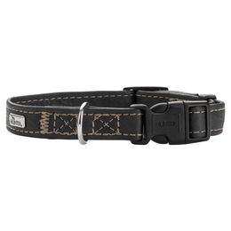 Hunter Hundehalsband Canadian Up aus Leder Schwarz Größe S – Bild 1 von 13