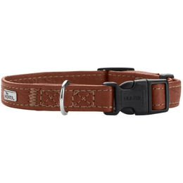 Hunter Hundehalsband Canadian Up Leder Braun Größe S für Welpen und kleine Hunde – Bild 1 von 7