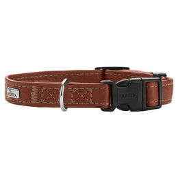 Hunter Hundehalsband Canadian Up Leder Cognac Braun Größe S/1 für Welpen und kleine Hunde – Bild 1 von 7