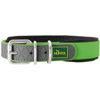 Produktbild von Hunter Hundehalsband Convenience Comfort aus Nylon in Grün XL wasserabweisend 65 cm
