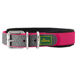 Hunter Hundehalsband Convenience Comfort mit Neopren-Polsterung Himbeere 40 cm – Bild 1 von 3