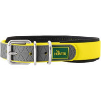 Produktbild von Hunter Hundehalsband Convenience Comfort Neongelb mit Neopren-Polsterung Größe S