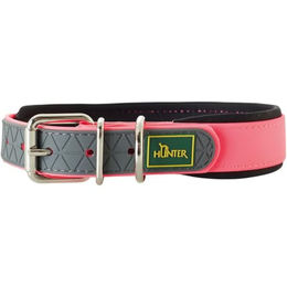 Hunter Hundehalsband Convenience Comfort Neonpink mit Neopren-Polsterung Größe 50 - 50 cm – Bild 1 von 2