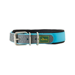 Hunter Hundehalsband Convenience Comfort Türkis mit Neopren-Polsterung Größe S 40 cm – Bild 1 von 2