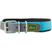 Produktbild von Hunter Hundehalsband Convenience Comfort Türkis mit Neopren-Polsterung Größe S-M