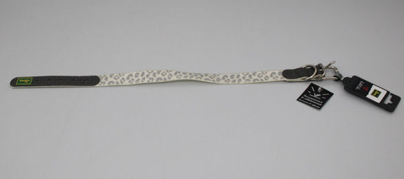 Produktbild von Hunter Hundehalsband Convenience Reflect Glow Leopard Muster Größe M aus Polyester