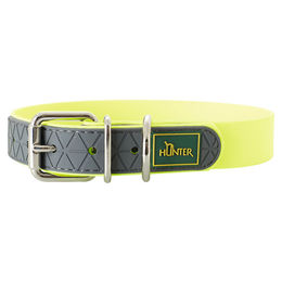 Hunter Hundehalsband Convenience V2 Gelb wasserabweisend 45 cm – Bild 1 von 2