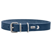 Produktbild von Hunter Hundehalsband Grenada aus Leder Blau Größe XS