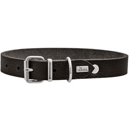 Hunter Hundehalsband Grenada aus Leder Schwarz XS 24-28 cm – Bild 1 von 5