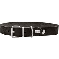 Produktbild von Hunter Hundehalsband Grenada aus Leder Schwarz XS 24-28 cm