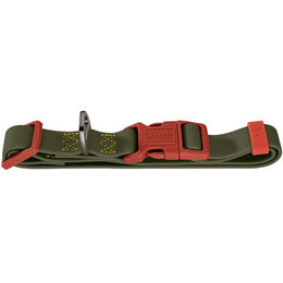 Hunter Hundehalsband Havanna Biothane Grün/Orange XL wasserabweisend – Bild 1 von 6