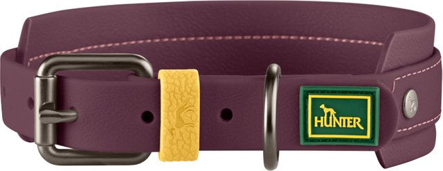 HUNTER Hundehalsband Havanna Brombeere Nylon M-L wasserabweisend – Bild 1 von 10