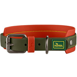 Hunter Hundehalsband Havanna Grün/Orange Biothane wasserabweisend Größe 50 – Bild 1 von 9