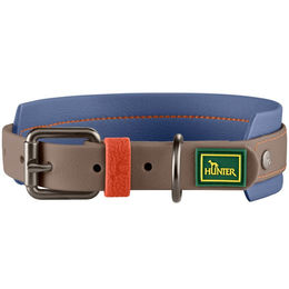 Hunter Hundehalsband Havanna Mini Biothane Taupe/Rauchblau Größe 35 – Bild 1 von 8