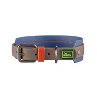 Produktbild von Hunter Hundehalsband Havanna Mini Biothane wasserabweisend Beige Blau Größe 40