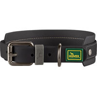 Produktbild von Hunter Hundehalsband Havanna Schwarz Nylon wasserabweisend Größe M-L