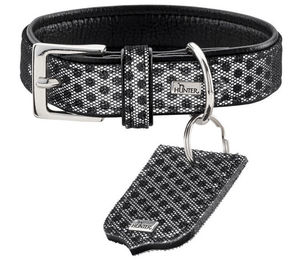 Hunter Hundehalsband Hella Reflect Schwarz Reflektierend aus Nylon Größe XS – Bild 1 von 5