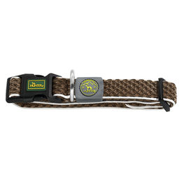 Produktbild von Hunter Hundehalsband Hilo Vario Basic braun Größe M aus atmungsaktivem 3D-Mesh-Material reflektierend
