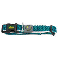 Produktbild von Hunter Hundehalsband Hilo Vario Basic türkis Größe S-M atmungsaktiv und reflektierend - 1 Stk.