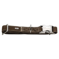 Produktbild von Hunter Hundehalsband Hunting Alu-Strong aus Leder braun Größe L 55 cm