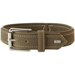 Hunter Hundehalsband Hunting aus Leder in Grün Größe XS – Bild 1 von 2