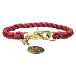 Hunter Hundehalsband List Bordeaux Rot Polyester wasserabweisend 40cm – Bild 1 von 4
