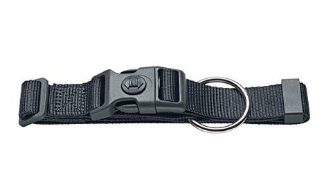 Hunter Hundehalsband London Vario Plus aus Polyester in Grau Schwarz Größe XL – Bild 1 von 3
