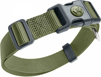 Hunter Hundehalsband London Vario Plus Olivgrün Größe L aus Polyester – Bild 1 von 4