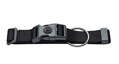 Hunter Hundehalsband London Vario Plus Schwarz Polyester Größe L wasserabweisend – Bild 1 von 3