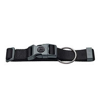 Produktbild von Hunter Hundehalsband London Vario Plus Schwarz Polyester Größe L wasserabweisend